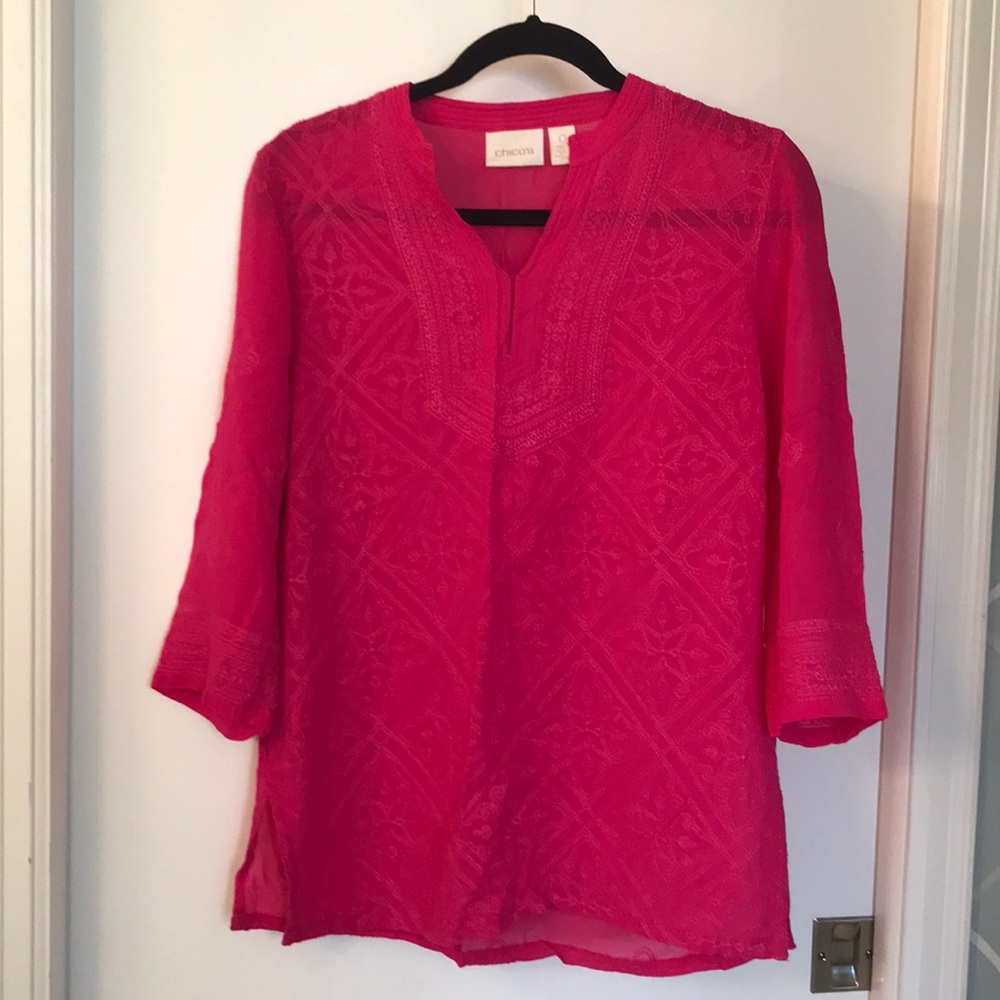 Chico’s Fuchsia Tunic